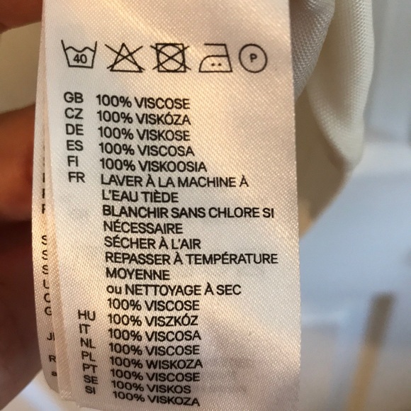 H&M Cream Night Out Shirt - Picture 3 of 3